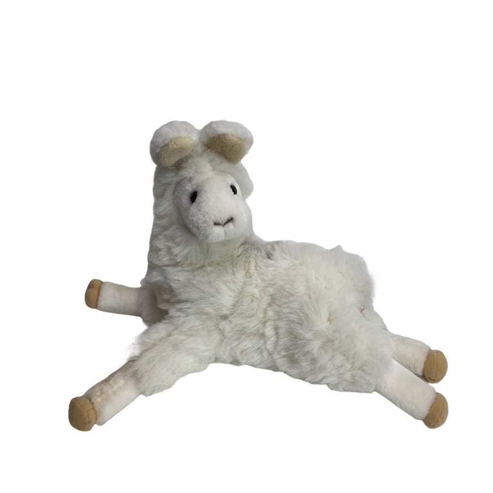 Dakin Plush White Llama 16" Large Stuffed Animal Plush Toy Decor‎